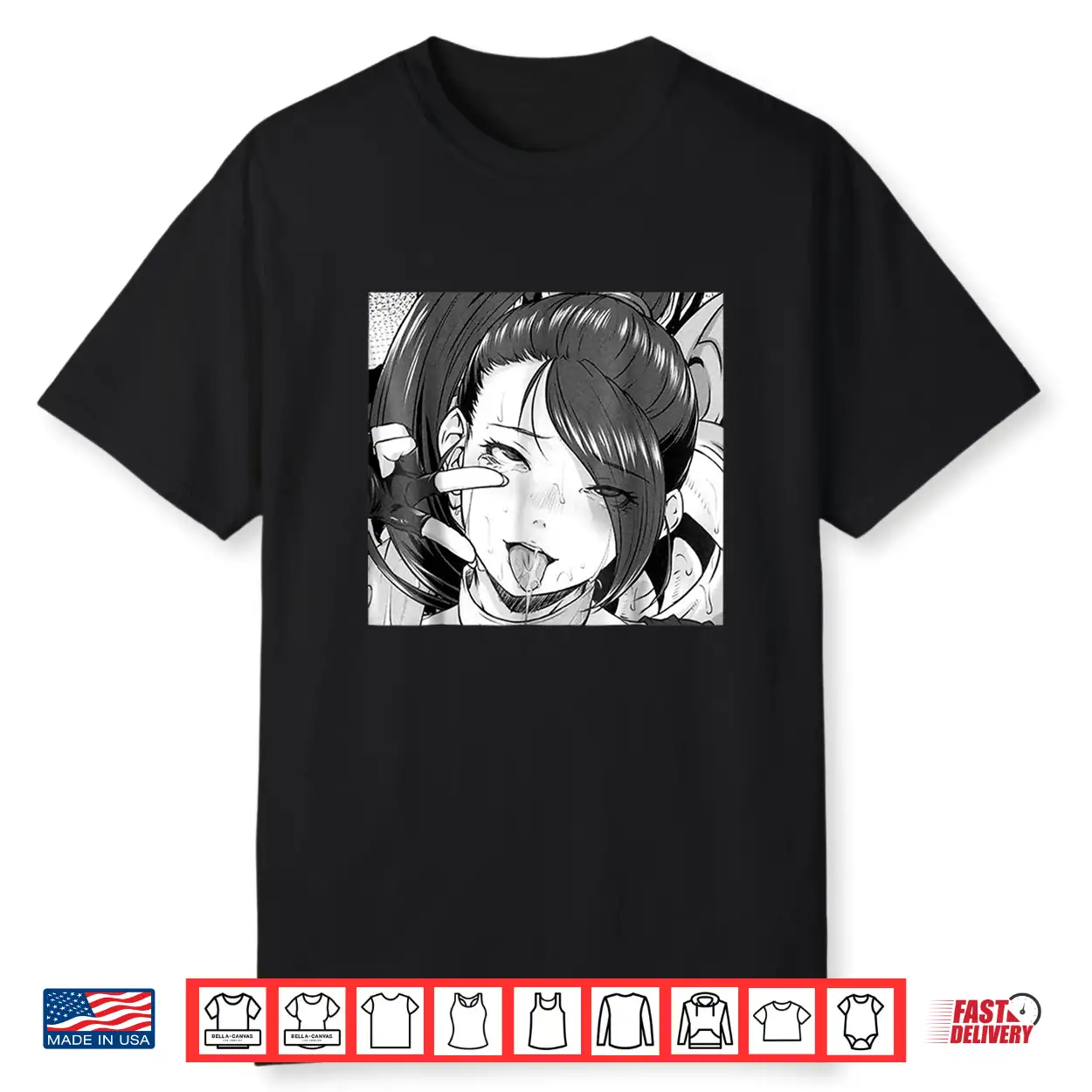 Ecchi Otaku Hentai Waifu Ahegao Girl Manga Anime Shirt
