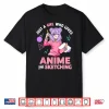 Just A Girl Who Loves Anime And Sketching Drawing Art Gift Shirt