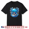 Kawaii Axolotl Eating Ramen Noodles Anime Shirt