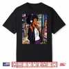 Anime Black Girl Lofi Music 90S Retro Afro Cartoon Shirt