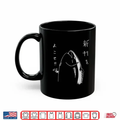Mug Harajuku Fish Japanese Anime and Manga Design T Shirt