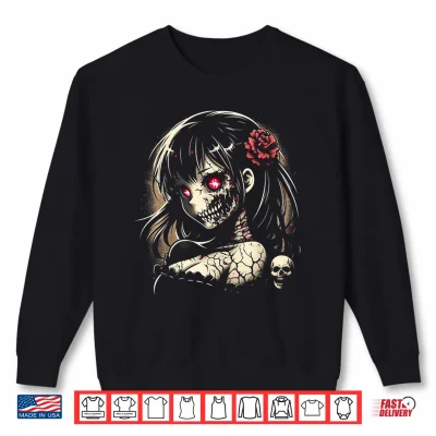 Sweatshirt Horror Anime Manga Japanese Scary Kawaii Anime Goth Shirt
