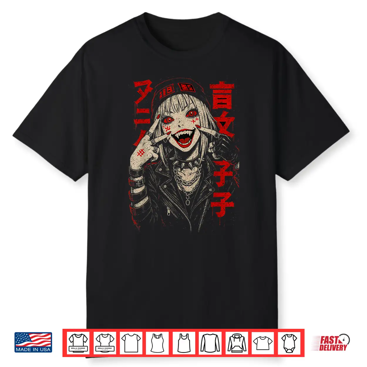 Japanese Streetwear Futuristic Retro Techwear   Anime Manga Shirt