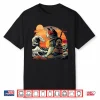 Japanese Retro Samurai Cat The Great Wave By Hokusai Shirt