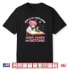 Just A Girl Who Loves Anime Ramen And Sketching Anime Gifts Shirt