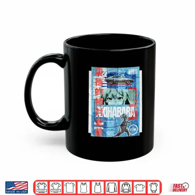 Mug Japanese Retro Vintage 90s 80s Streetwear Tokyo Anime Manga Shirt