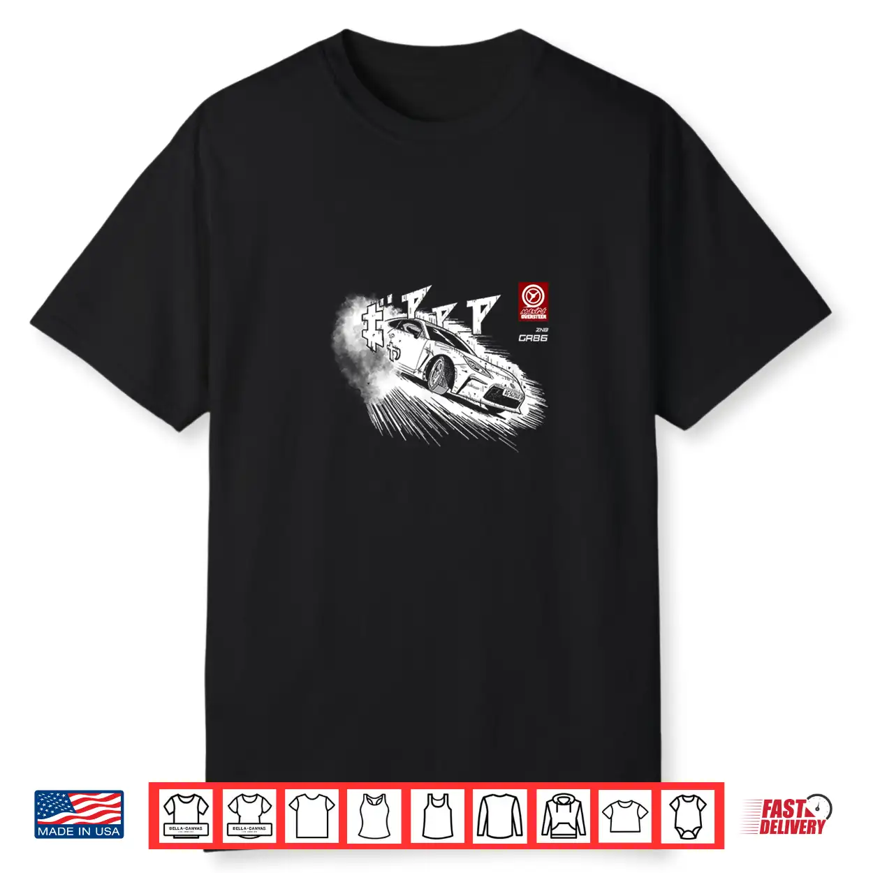 Manga Zn8 Gr86 Drifting Fa24 Jdm Shirt