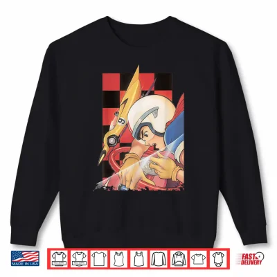 Sweatshirt US Speed Racer Checkered Red 01 Shirt