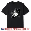 Anime Girl Anime Eyes Ink Art Sketch Drawing For Girls Teens Shirt