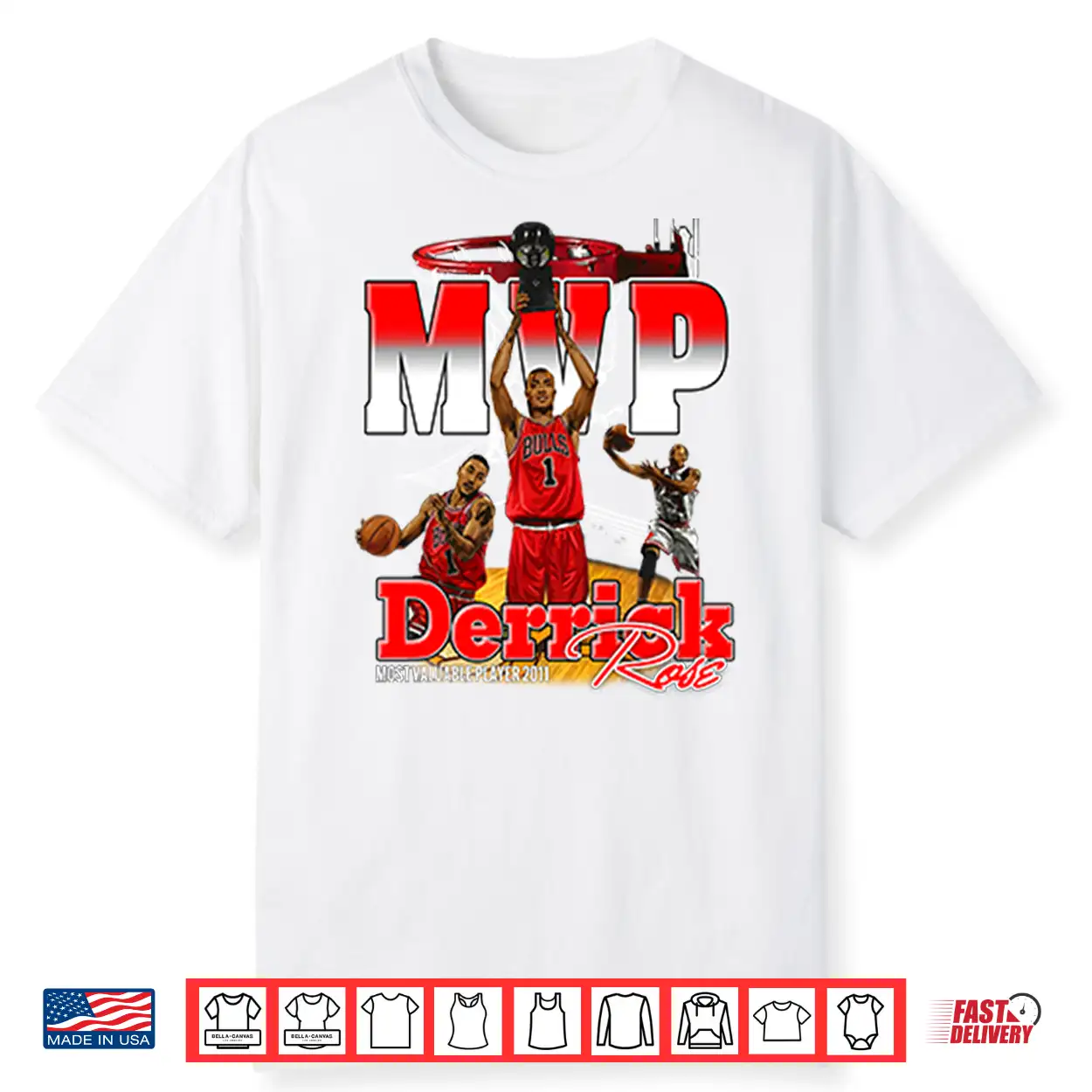 Pete Crow Armstrong Derrick Rose Most Valuable Player 2011 Shirt