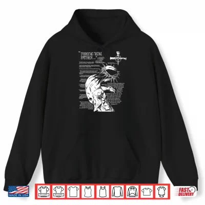 Hoodie Forgive Them Father Anime Jesus Cross Tee Shirt