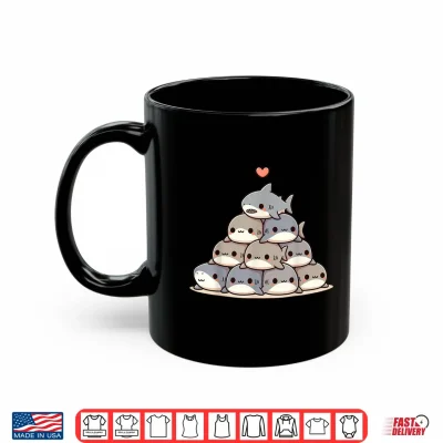 Mug Shark Cute Anime Kawaii Shirt