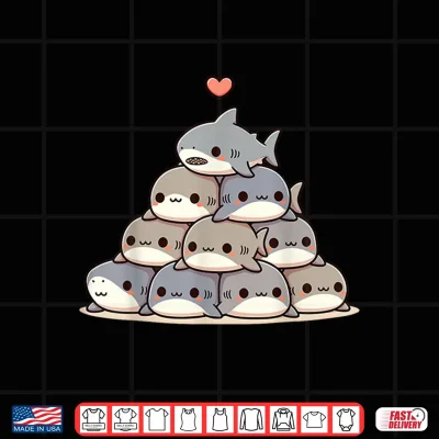 Design Shark Cute Anime Kawaii Shirt
