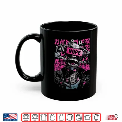 Mug Japanese Streetwear Robot Cyberpunk Y2K Techwear Manga Anime Shirt
