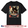 Kawaii Cat Eating Ramen Noodles Anime Gift Girls Teens Shirt