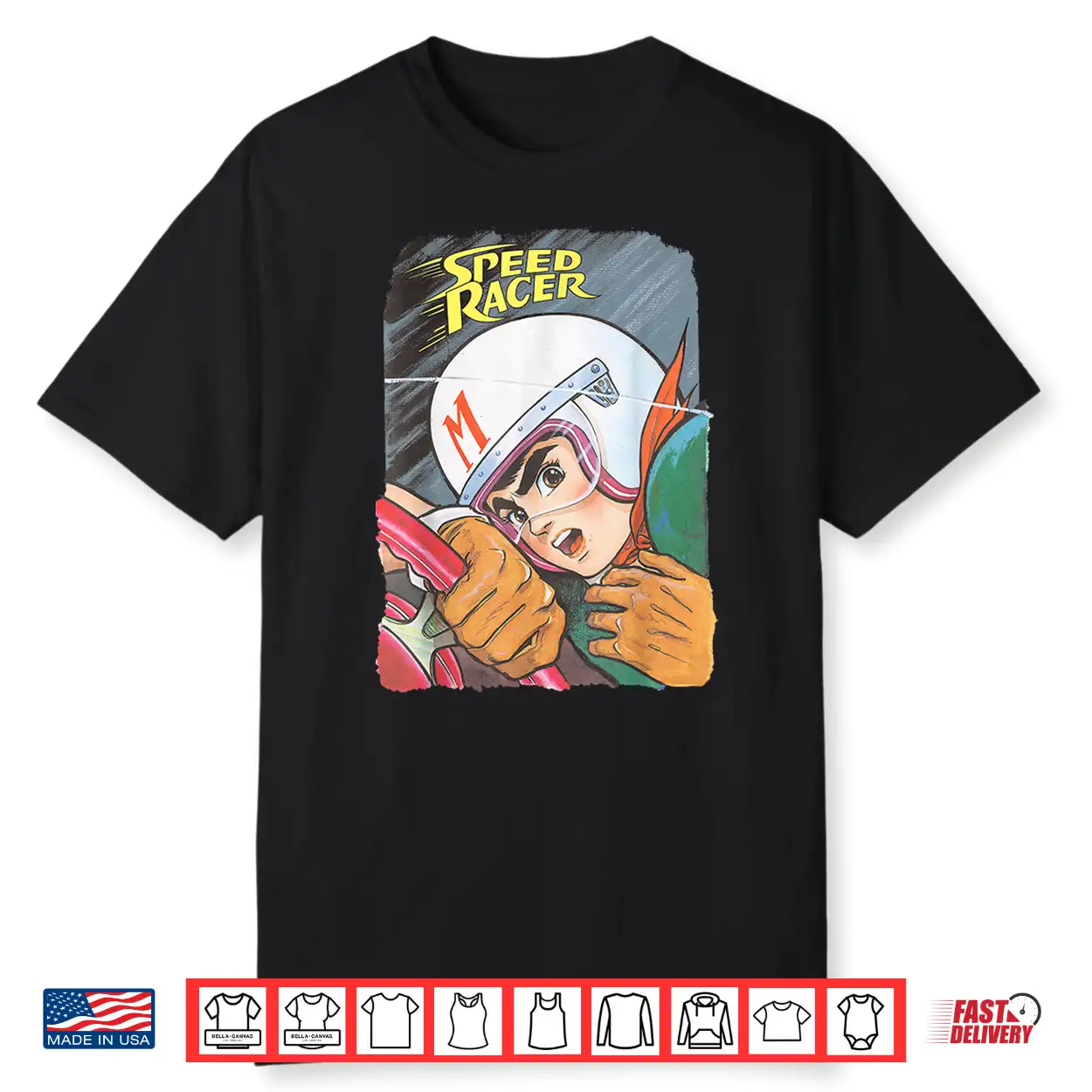 Manga Speed Racer Logo Close Shirt