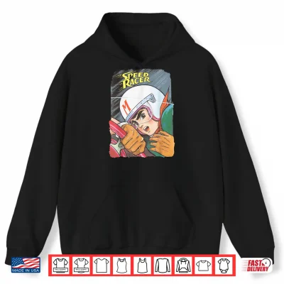Hoodie Manga Speed Racer Logo Close Shirt