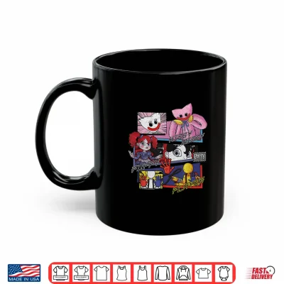 Mug Poppy Playtime Friends Manga Panels Distressed Style Shirt