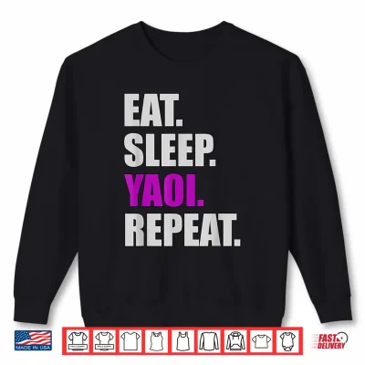 Sweatshirt Eat Sleep Yaoi Repeat Yaoi Boys Love Manga Shirt