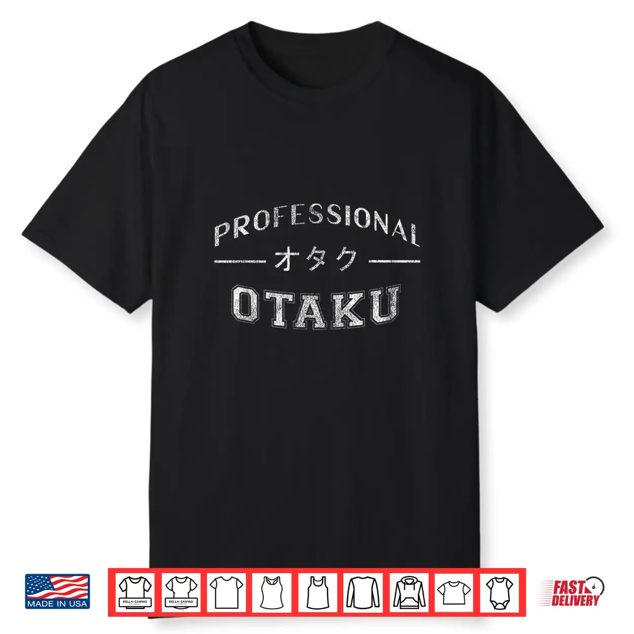 Funny Anime Manga Professional Otaku Shirt