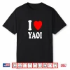 I Heart (Love) Yaoi Manga Japanese Artwork Art Illustration Shirt