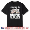 I Paused My Anime To Be Here Funny Otaku Manga Girl Peeking Shirt