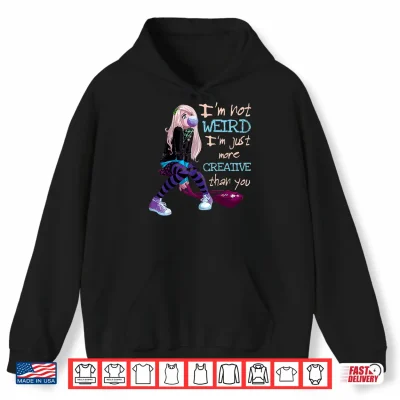 Hoodie Kawaii Anime Girl Im Not Weird Japanese Otaku Manga Shirt