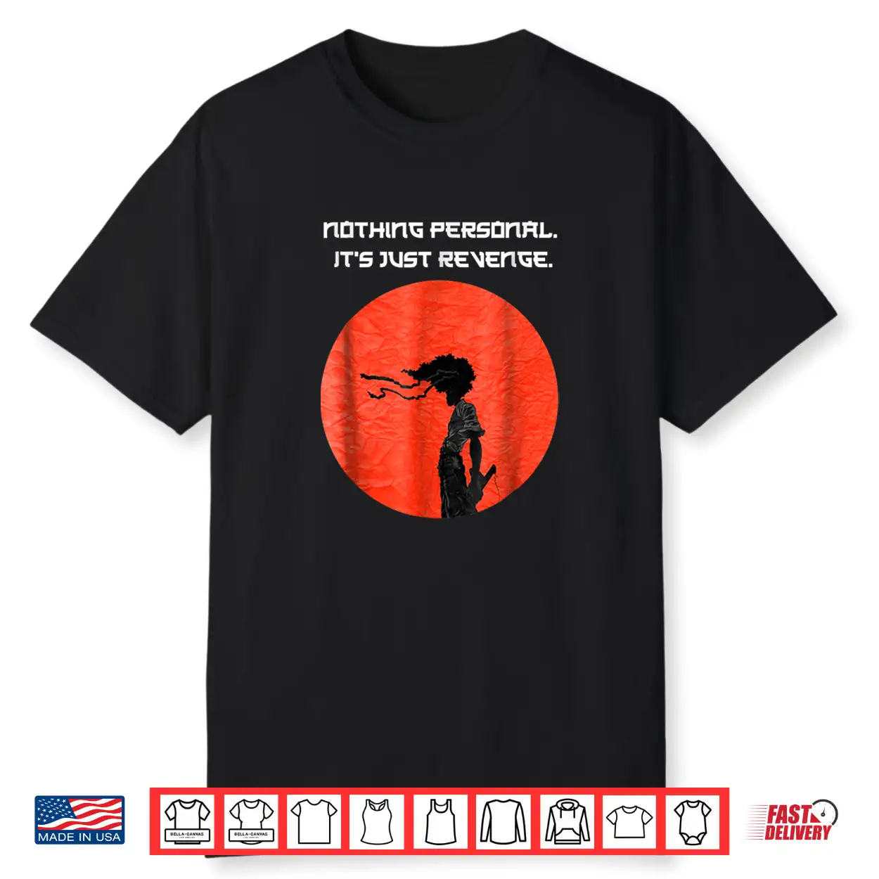 New Afro Samurai Manga Anime Cartoon Tee T Shirt