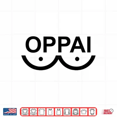 Design Oppai Anime Fan Manga Graphic Shirt