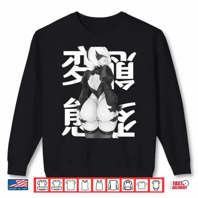 Sweatshirt Warrior Waifu Anime Otaku Manga Shirt