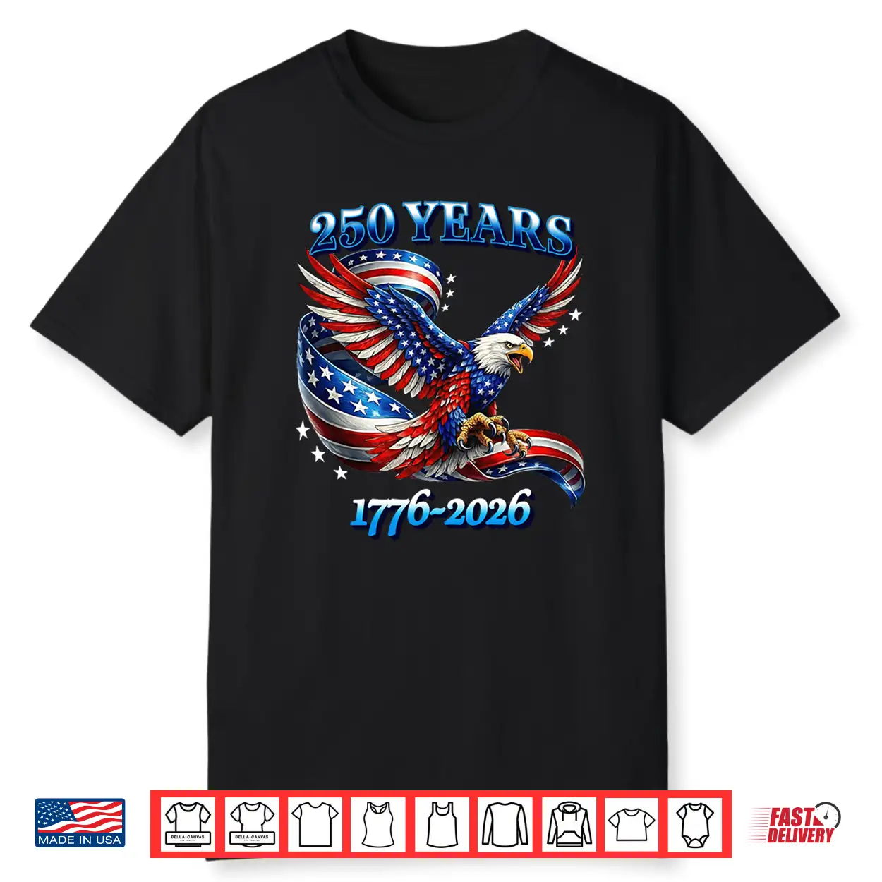250 Years American Anniversary 250Th Independence Day Shirt