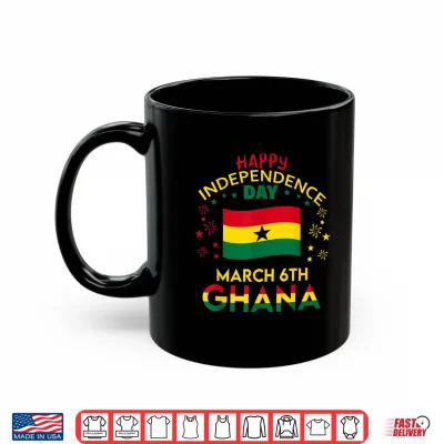 Mug Ghana 68th Independence Day Ghanaian Pride Ghana Flag Shirt 3