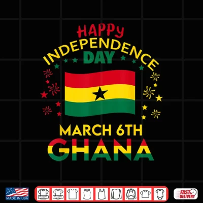 Design Ghana 68th Independence Day Ghanaian Pride Ghana Flag Shirt 3