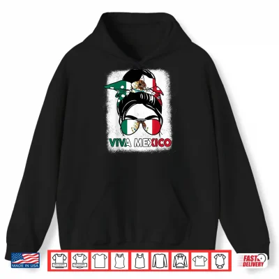 Hoodie Mexico Independence Day Shirt Viva Mexico Pride Mexican Flag Shirt 3