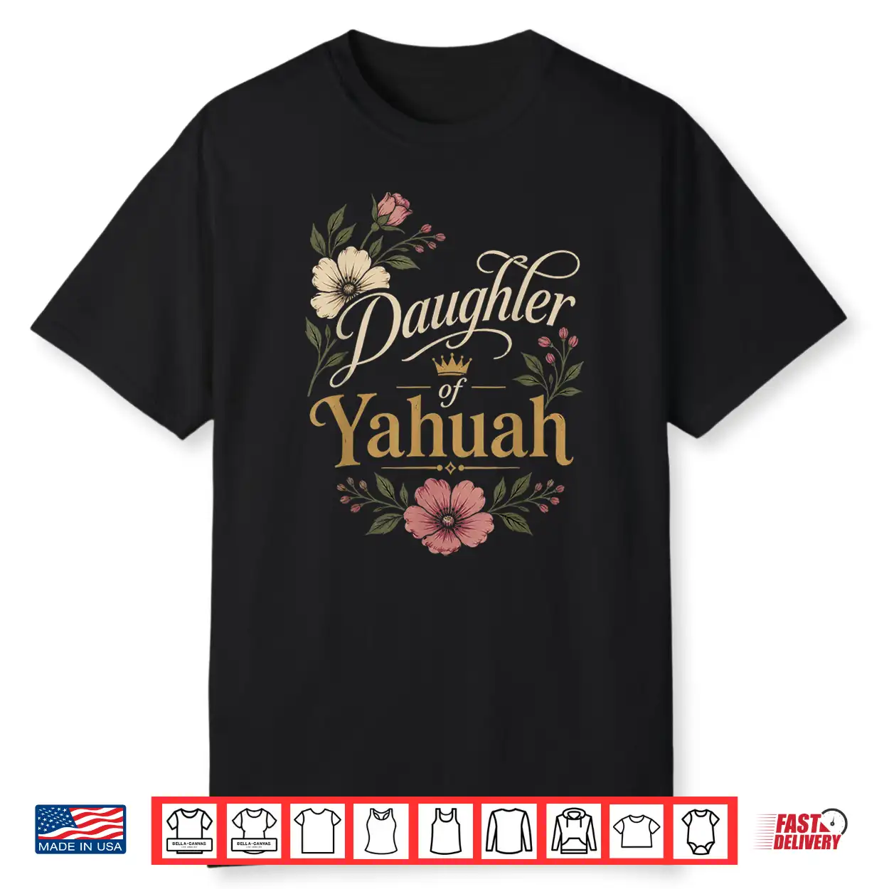 Daughter Of Yahuah Rose Set Apart Shirt