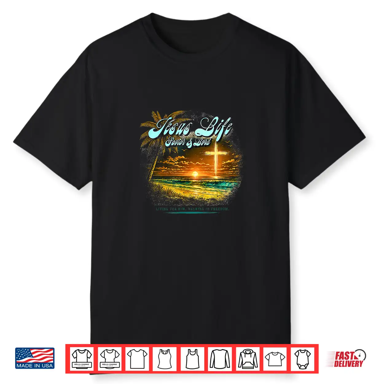 Jesus Life At Sunset Beach Shirt