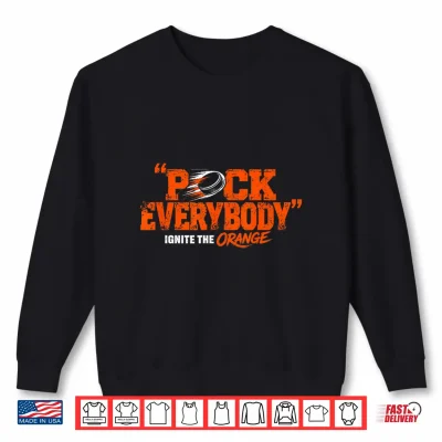 Sweatshirt Puck Everybody Orange Shirt