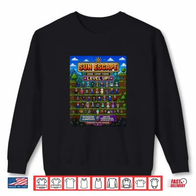 Sweatshirt Sun Escape 2026 Official Theme Shirt
