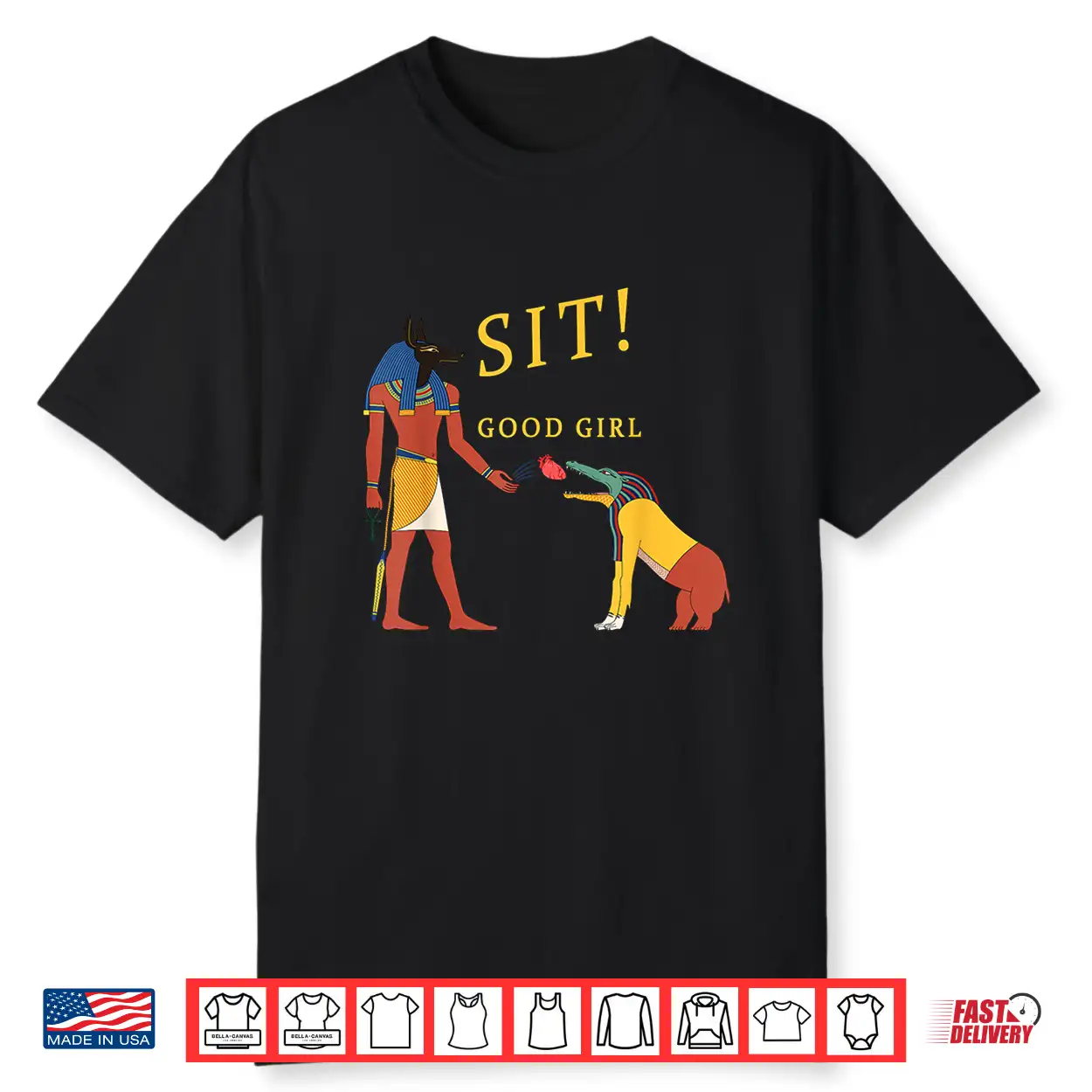 Anubis And Ammit Funny Egyptian Mythology Shirt