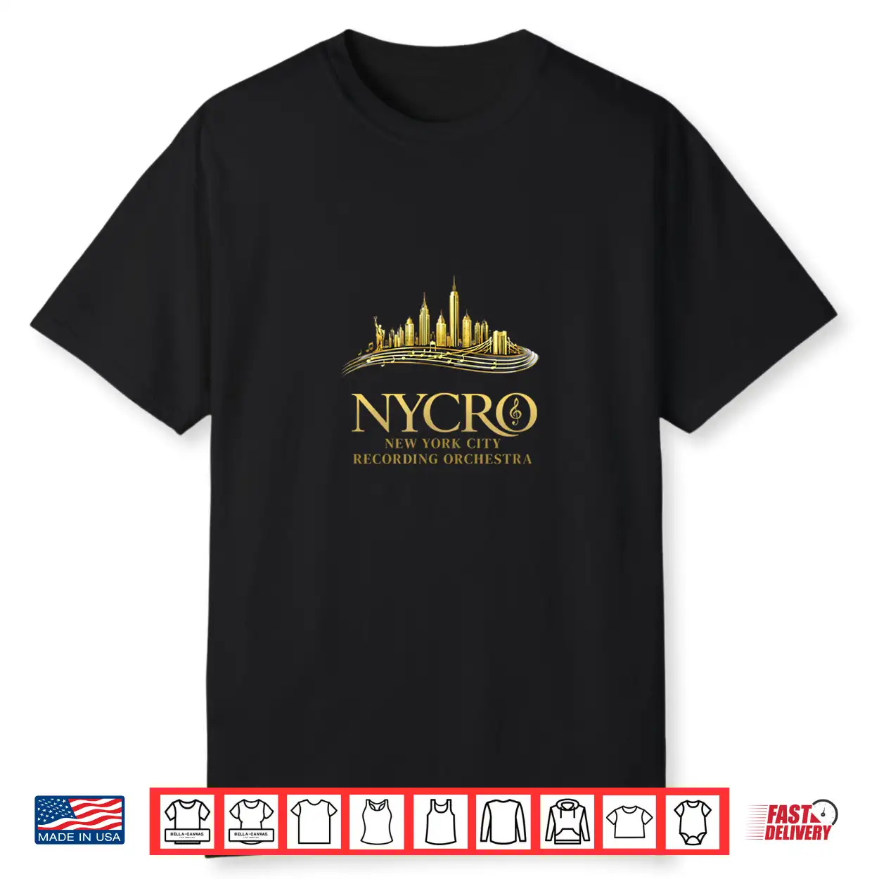 Nycro New York City Recording Orchestra Shirt