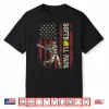 Softball Papa American Us Flag Patriotic Papa Fathers Day Shirt