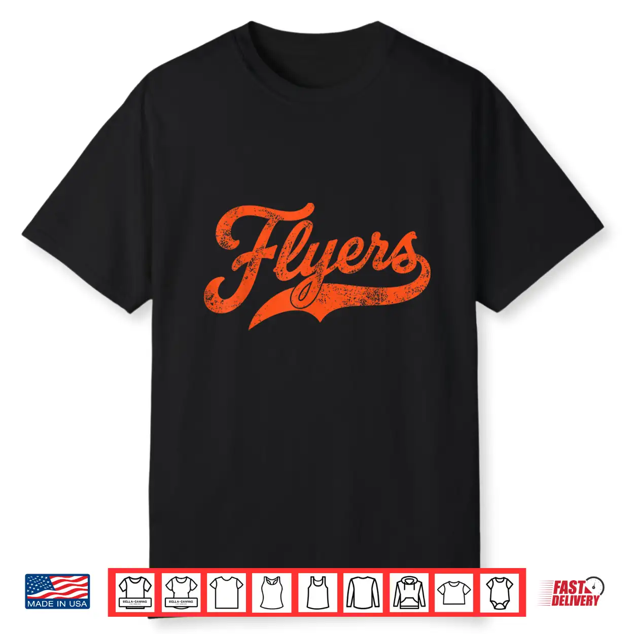 Flyers Vintage For Men Women Boys Girls Kids Youth Shirt
