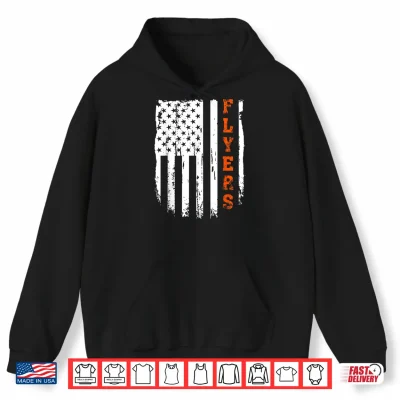 Hoodie Flyers Vintage USA Flag for Men Women Boys Girls Kids Lover Shirt