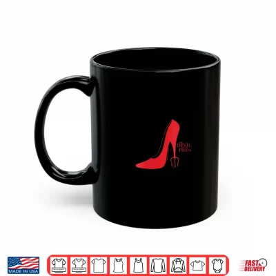 Mug The Devil Wears Prada Red Heel Pitchfork Logo Shirt
