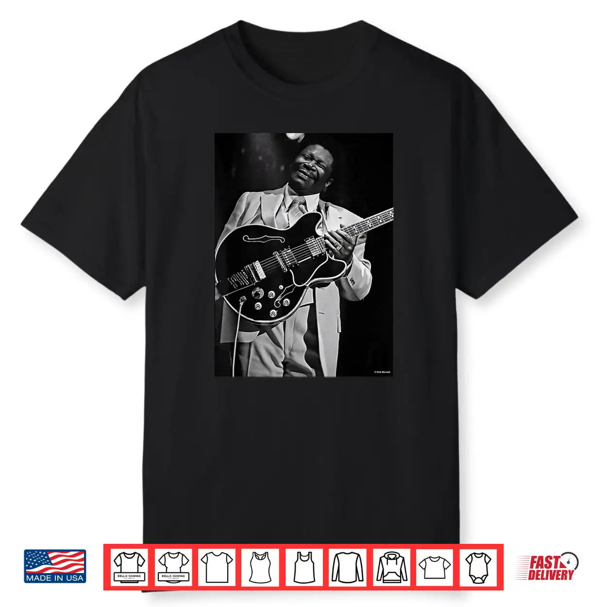 B B King Of The Blues Live L A 1979 By Dick Barnatt Shirt