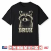 Cool Raccoon Sunglasses Bruh Funny Raccoon Lovers Kids Teens Shirt