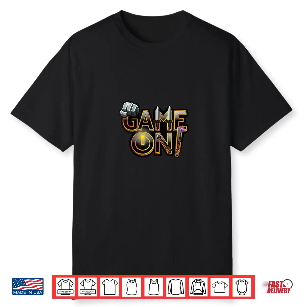 Game On Professional Minimalist Modern Graphic Identity Shirt