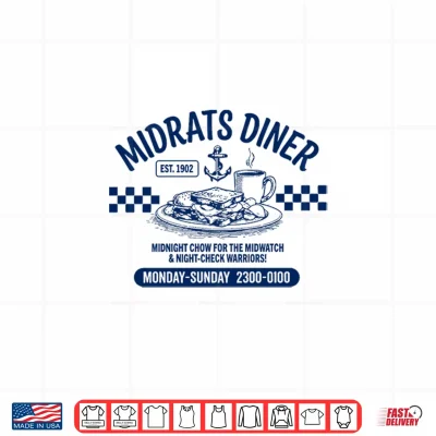 Design Midrats Diner Funny Sailor Humor Design Shirt
