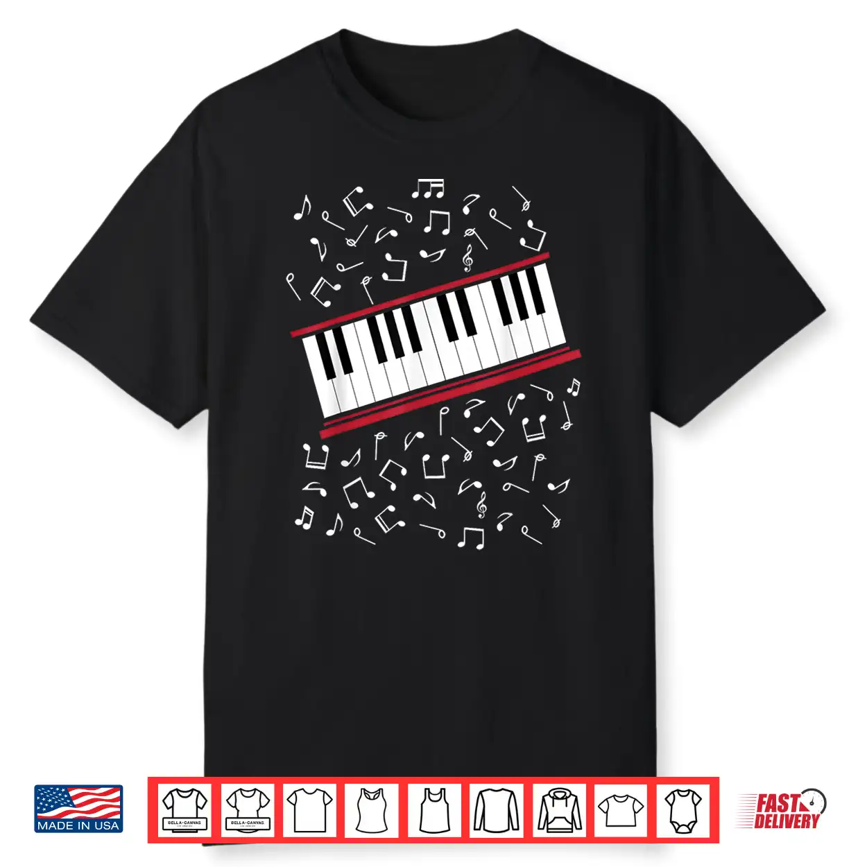 Piano Beat It Music Cosplay Shirt