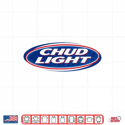Design Chud Light Funny Parody Beer Style Humor Design Shirt